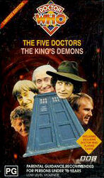 Cover image for The Five Doctors / The King's Demons
