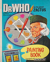 Cover image for Dr Who on the Planet Zactus Painting Book