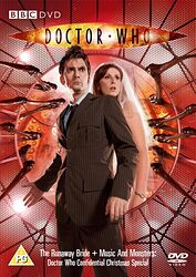Click to view larger image Cover image for The Runaway Bride + Music and Monsters: Doctor Who Confidential Christmas Special