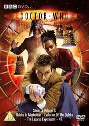 Click to view larger image Cover image for Series 3 Volume 2: Daleks in Manhattan - Evolution of the Daleks - The Lazarus Experiment - 42