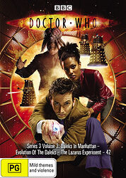 Cover image for Series 3 Volume 3: Daleks in Manhattan - Evolution of the Daleks - The Lazarus Experiment - 42