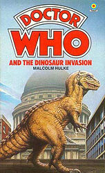 Cover image for Doctor Who and the Dinosaur Invasion