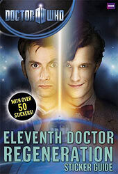 Cover image for Eleventh Doctor Regeneration Sticker Guide