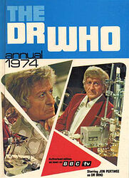 Click to view larger image Cover image for The Dr Who Annual 1974