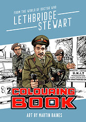 Cover image for Lethbridge-Stewart Colouring Book