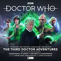 Cover image for The Third Doctor Adventures: Conspiracy in Space / The Devil's Hoofprints