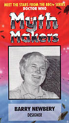 Cover image for Myth Makers: Barry Newbery Cover image for Myth Makers: Barry Newbery