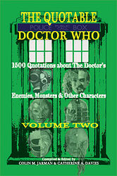 Cover image for The Quotable Doctor Who: Volume One Cover image for The Quotable Doctor Who: Volume One